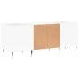Weißer Plattenschrank aus Sperrholz, 121 x 38 x 48 cm von vidaXL, CD- und DVD-Speicher - Ref: Foro24-831668, Preis: 76,59 €, ...