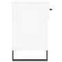 White engineered wood shoe bench 102x35x55 cm by vidaXL, Shoe racks and shoe organizers - Ref: Foro24-829764, Price: 61,53 €,...