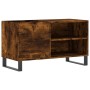 Plattenschrank aus geräuchertem Eichenholzwerkstoff, 85 x 38 x 48 cm von vidaXL, CD- und DVD-Speicher - Ref: Foro24-831713, P...