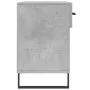 Banco zapatero madera de ingeniería gris hormigón 102x35x55 cm de vidaXL, Zapateros y organizadores de calzado - Ref: Foro24-...