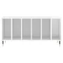 Glänzend weißer Sperrholz-Disc-Schrank 100x38x48 cm von vidaXL, CD- und DVD-Speicher - Ref: Foro24-831742, Preis: 77,72 €, Ra...