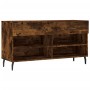 Shoe bench engineered wood smoked oak 102x35x55 cm by vidaXL, Shoe racks and shoe organizers - Ref: Foro24-829761, Price: 56,...