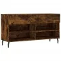 Shoe bench engineered wood smoked oak 102x35x55 cm by vidaXL, Shoe racks and shoe organizers - Ref: Foro24-829761, Price: 56,...