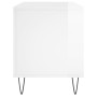 Glänzend weißer Sperrholz-Disc-Schrank 100x38x48 cm von vidaXL, CD- und DVD-Speicher - Ref: Foro24-831742, Preis: 78,78 €, Ra...