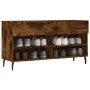Shoe bench engineered wood smoked oak 102x35x55 cm by vidaXL, Shoe racks and shoe organizers - Ref: Foro24-829761, Price: 56,...