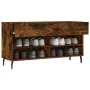 Shoe bench engineered wood smoked oak 102x35x55 cm by vidaXL, Shoe racks and shoe organizers - Ref: Foro24-829761, Price: 56,...