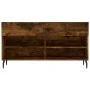 Shoe bench engineered wood smoked oak 102x35x55 cm by vidaXL, Shoe racks and shoe organizers - Ref: Foro24-829761, Price: 56,...