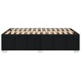 Estructura de cama sin colchón tela negro 120x190 cm