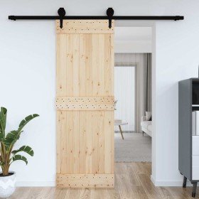 Puerta NARVIK madera maciza pino 80x210 cm