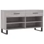 Sonoma gray engineered wood shoe bench 102x35x55 cm by vidaXL, Shoe racks and shoe organizers - Ref: Foro24-829770, Price: 59...