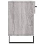 Sonoma gray engineered wood shoe bench 102x35x55 cm by vidaXL, Shoe racks and shoe organizers - Ref: Foro24-829770, Price: 59...