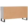 Sonoma gray engineered wood shoe bench 102x35x55 cm by vidaXL, Shoe racks and shoe organizers - Ref: Foro24-829770, Price: 59...