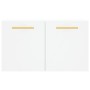 White engineered wood wall cabinet 60x36.5x35 cm by vidaXL, Lockers and storage cabinets - Ref: Foro24-830004, Price: 41,04 €...