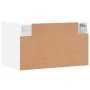 Weißer Wandschrank aus Holzwerkstoff, 60 x 36,5 x 35 cm von vidaXL, Schließfächer und Lagerschränke - Ref: Foro24-830004, Pre...
