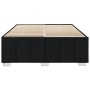 Cama sin colchón tela negro 140x190 cm
