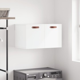 White engineered wood wall cabinet 60x36.5x35 cm by vidaXL, Lockers and storage cabinets - Ref: Foro24-829996, Price: 39,85 €...