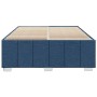 Cama sin colchón tela azul 140x190 cm