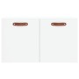 Weißer Wandschrank aus Holzwerkstoff, 60 x 36,5 x 35 cm von vidaXL, Schließfächer und Lagerschränke - Ref: Foro24-829996, Pre...