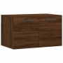 Eichenbrauner Wandschrank aus Holzwerkstoff, 60 x 36,5 x 35 cm von vidaXL, Schließfächer und Lagerschränke - Ref: Foro24-8300...