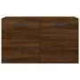 Oak brown engineered wood wall cabinet 60x36.5x35 cm by vidaXL, Lockers and storage cabinets - Ref: Foro24-830027, Price: 43,...