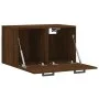 Eichenbrauner Wandschrank aus Holzwerkstoff, 60 x 36,5 x 35 cm von vidaXL, Schließfächer und Lagerschränke - Ref: Foro24-8300...