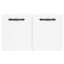 Weißer Wandschrank aus Holzwerkstoff, 60 x 36,5 x 35 cm von vidaXL, Schließfächer und Lagerschränke - Ref: Foro24-830012, Pre...