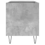 Concrete gray engineered wood disc cabinet 85x38x48 cm by vidaXL, CD and DVD storage - Ref: Foro24-831704, Price: 44,25 €, Di...