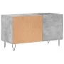 Mueble de discos madera de ingeniería gris hormigón 85x38x48 cm de vidaXL, Almacenamiento para CD y DVD - Ref: Foro24-831704,...