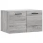 Armario de pared madera de ingeniería gris Sonoma 60x36,5x35 cm de vidaXL, Taquillas y armarios de almacenamiento - Ref: Foro...