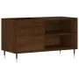 Engineered wood record cabinet in brown oak, 85x38x48 cm by vidaXL, CD and DVD storage - Ref: Foro24-831699, Price: 58,56 €, ...