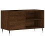 Scheibenmöbel aus brauner Eiche 85x38x48 cm von vidaXL, CD- und DVD-Speicher - Ref: Foro24-831699, Preis: 59,52 €, Rabatt: %