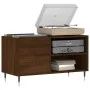 Engineered wood record cabinet in brown oak, 85x38x48 cm by vidaXL, CD and DVD storage - Ref: Foro24-831699, Price: 58,56 €, ...