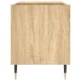 Sonoma oak engineered wood record cabinet 85x38x48 cm by vidaXL, CD and DVD storage - Ref: Foro24-831695, Price: 53,42 €, Dis...