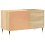 Sonoma oak engineered wood record cabinet 85x38x48 cm by vidaXL, CD and DVD storage - Ref: Foro24-831695, Price: 53,42 €, Dis...