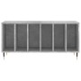 Plattenschrank aus betongrauem Sperrholz, 100 x 38 x 48 cm von vidaXL, CD- und DVD-Speicher - Ref: Foro24-831744, Preis: 63,3...