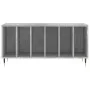 Plattenschrank aus betongrauem Sperrholz, 100 x 38 x 48 cm von vidaXL, CD- und DVD-Speicher - Ref: Foro24-831744, Preis: 62,8...