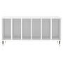 Weißer Plattenschrank aus Sperrholz, 100 x 38 x 48 cm von vidaXL, CD- und DVD-Speicher - Ref: Foro24-831740, Preis: 71,70 €, ...