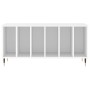 Weißer Plattenschrank aus Sperrholz, 100 x 38 x 48 cm von vidaXL, CD- und DVD-Speicher - Ref: Foro24-831740, Preis: 72,81 €, ...