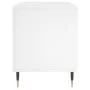 White plywood record cabinet 100x38x48 cm by vidaXL, CD and DVD storage - Ref: Foro24-831740, Price: 71,70 €, Discount: %