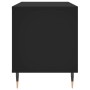 Plywood black record storage unit 100x38x48 cm by vidaXL, CD and DVD storage - Ref: Foro24-831741, Price: 66,37 €, Discount: %