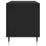 Plywood black record storage unit 100x38x48 cm by vidaXL, CD and DVD storage - Ref: Foro24-831741, Price: 68,35 €, Discount: %