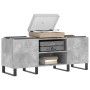 Concrete gray plywood disc cabinet 121x38x48 cm by vidaXL, CD and DVD storage - Ref: Foro24-831688, Price: 68,64 €, Discount: %