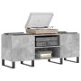 Concrete gray plywood disc cabinet 121x38x48 cm by vidaXL, CD and DVD storage - Ref: Foro24-831688, Price: 68,07 €, Discount: %