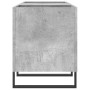 Concrete gray plywood disc cabinet 121x38x48 cm by vidaXL, CD and DVD storage - Ref: Foro24-831688, Price: 68,64 €, Discount: %