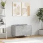 Plywood gray concrete record cabinet 74.5x38x48 cm by vidaXL, CD and DVD storage - Ref: Foro24-831720, Price: 35,40 €, Discou...