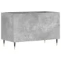 Plywood gray concrete record cabinet 74.5x38x48 cm by vidaXL, CD and DVD storage - Ref: Foro24-831720, Price: 35,40 €, Discou...