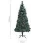 Árbol de Navidad artificial con soporte verde PET 240 cm
