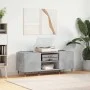 Plattenschrank aus betongrauem Sperrholz, 121 x 38 x 48 cm von vidaXL, CD- und DVD-Speicher - Ref: Foro24-831672, Preis: 90,8...