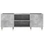 Plattenschrank aus betongrauem Sperrholz, 121 x 38 x 48 cm von vidaXL, CD- und DVD-Speicher - Ref: Foro24-831672, Preis: 92,2...
