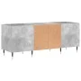Concrete gray plywood disc cabinet 121x38x48 cm by vidaXL, CD and DVD storage - Ref: Foro24-831672, Price: 90,80 €, Discount: %